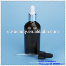 100ml dark brown bottle dropper